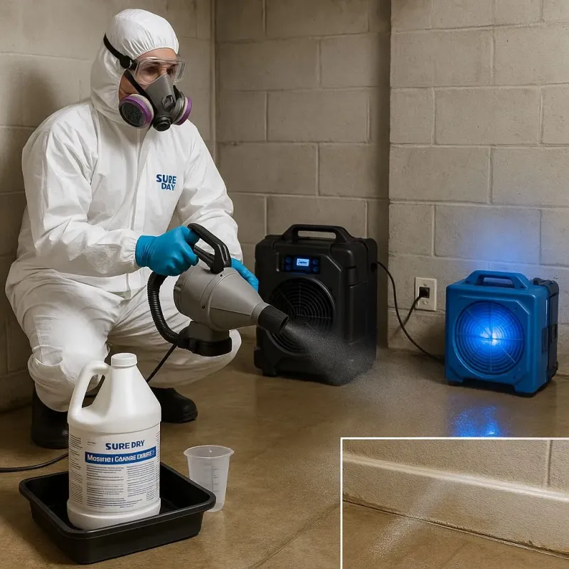 Sanitization and Odor Removal process in Gilberts, IL