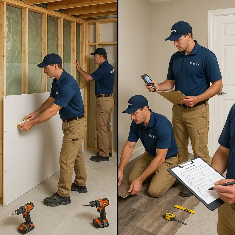 Repairs and Reconstruction process in Gilberts, IL